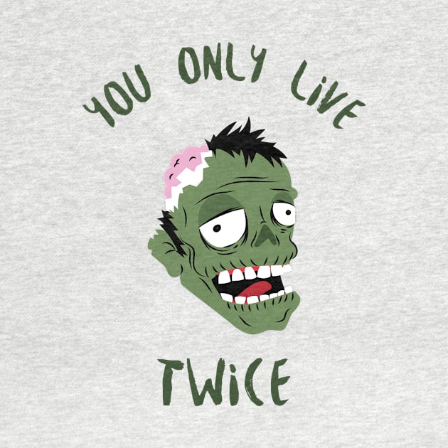 you only live twice zombie design by WOAT